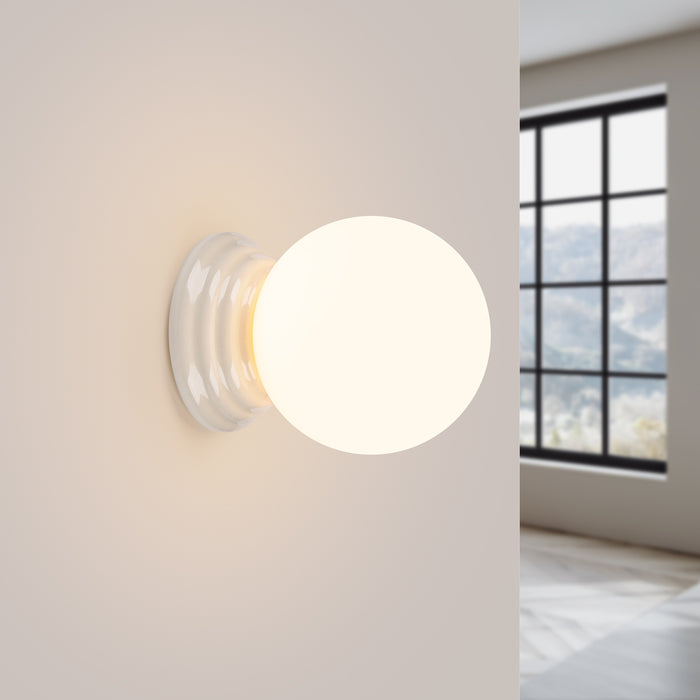 SOLLUX SL.1903 Aplique ZORI blanco IP44 blanco