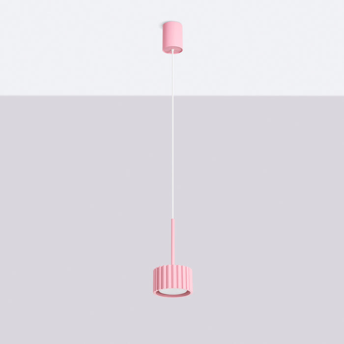 SOLLUX SL.2686 Lámpara colgante AURA 1 rosa Gx53