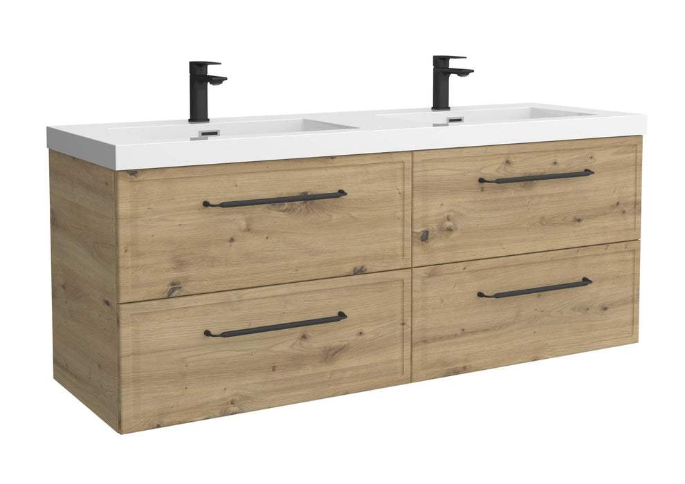 SALGAR 121803 RUNA Mueble+Lavabo TOSCANA 140cm Roble
