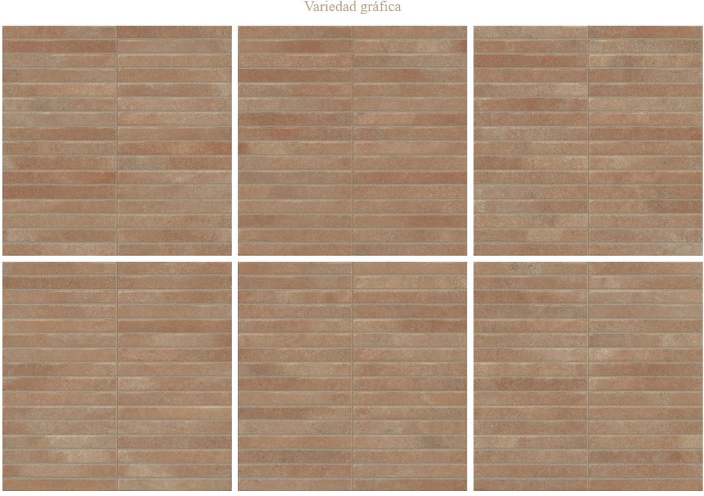 LA PLATERA BRICK PATIO COTTO 35x35 Azulejo Pasta Blanca