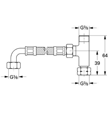 GROHE 47 533 000 Connection Set