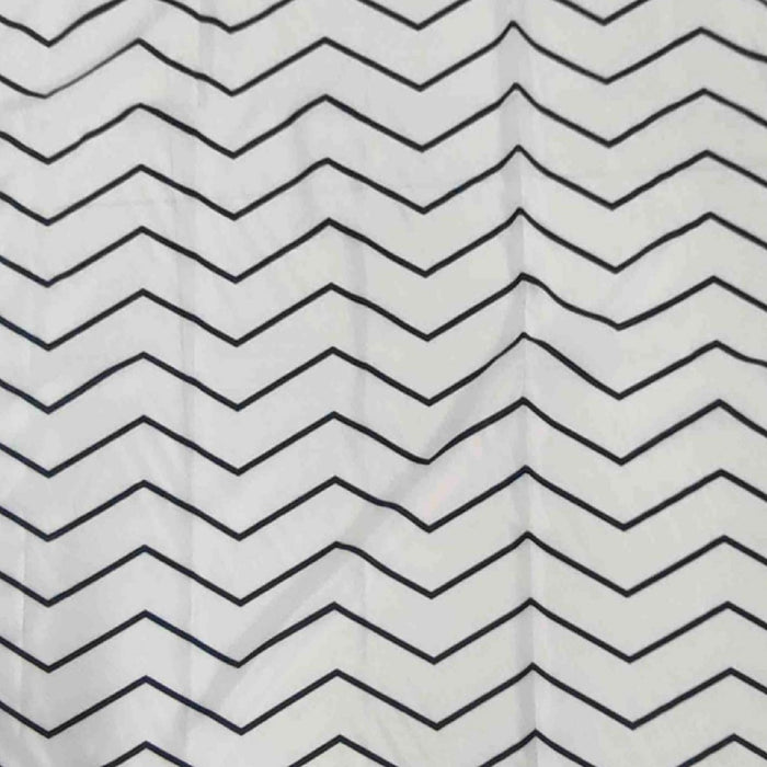 GEDY TTE13662400 Cortina 240X200 cm Blanco-Negro