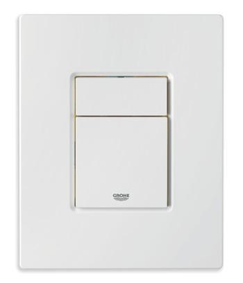 GROHE 38 732 SH0 SKATE COSMOPOLITAN Placa Accionamiento Blanco Brillo