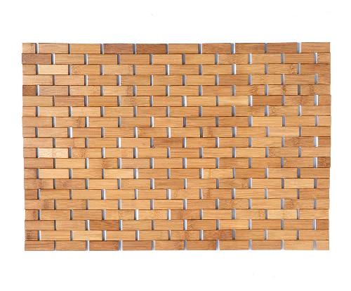 ANDREA HOUSE BA73007 Alfombra Baño Bambú 60X40X0,5Cm