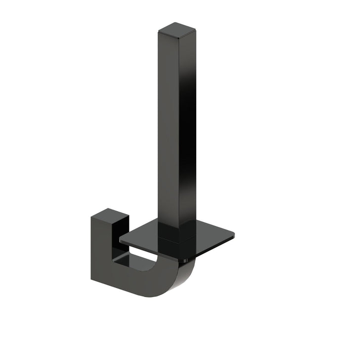 BELTRAN 10247 NIKI Vertical Paper Roll Holder Chrome Black