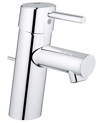GROHE 23 380 10E CONCETTO Single-lever Sink Faucet Size S With Chrome Drain
