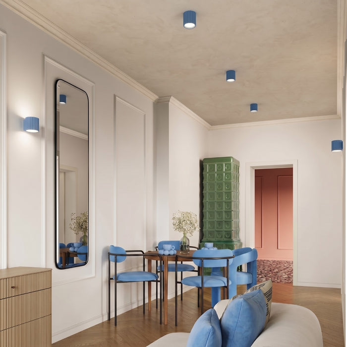 SOLLUX SL.2428 Plafón AURA 1 azur GU10