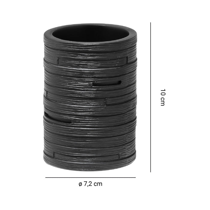 GEDY HE981400000 HELEN Black Toothbrush Holder