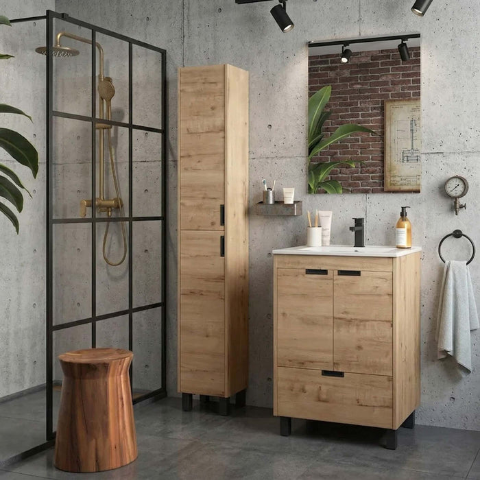 SALGAR 122587 CONTESSA Mueble Columna Color Roble África