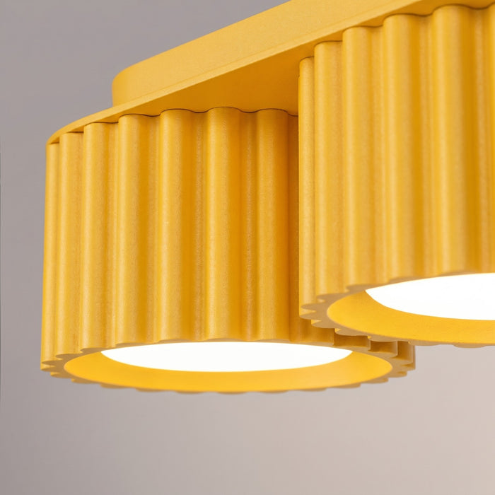 SOLLUX SL.2640 Plafón AURA 3 amarillo Gx53