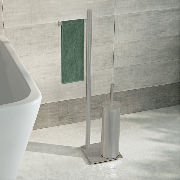 GEDY TR323800000 TRILLY Toallero y Columna De Pie Cepillado