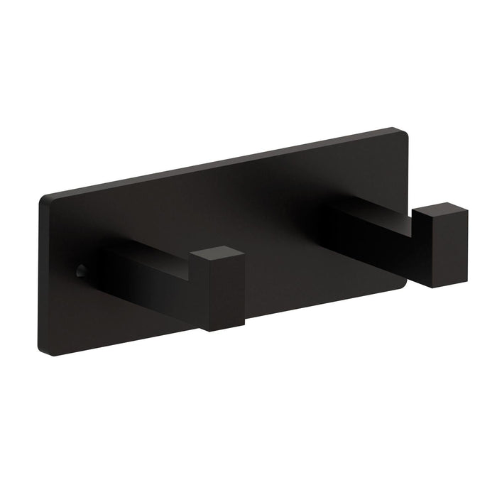 BELTRAN 20189 LUKA Percha Doble Negro Mate Atornillar