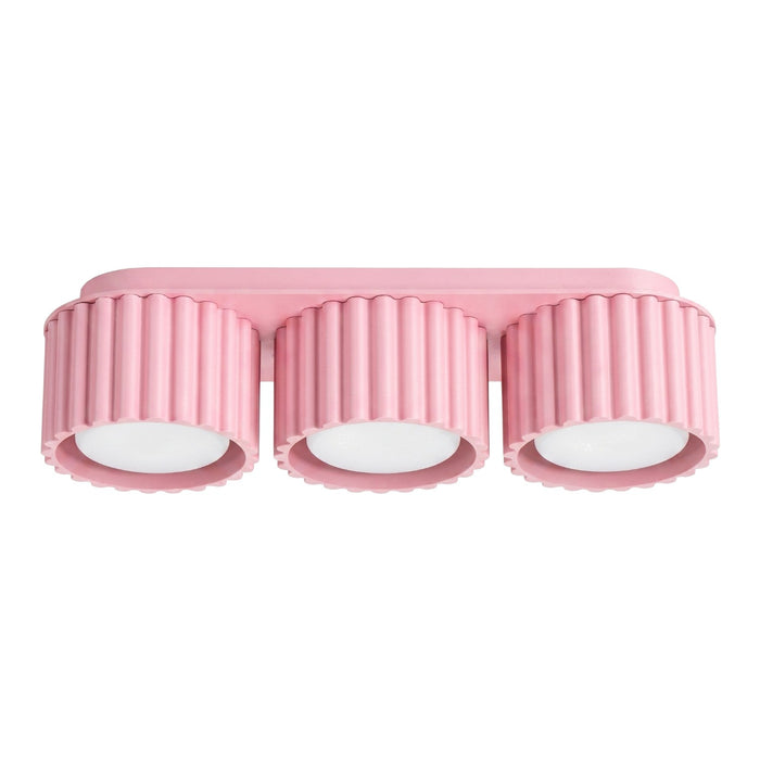 SOLLUX SL.2638 Plafón AURA 3 rosa Gx53