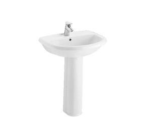 SANITANA REGINA Lavabo Con Pedestal 60 cm Blanco