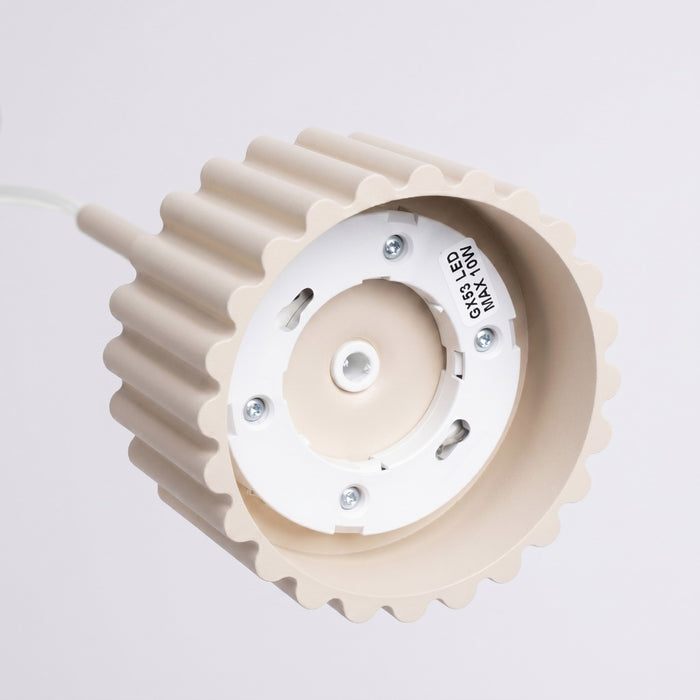 SOLLUX SL.2678 Lámpara colgante AURA 1 beige Gx53