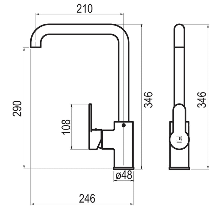 PRESTO 2158641 Zip Plus 2.0 cocina Cobre envejecido