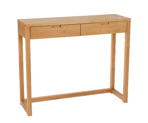 ANDREA HOUSE MU73121 Mesa Consola Madera Roble 100X32X75