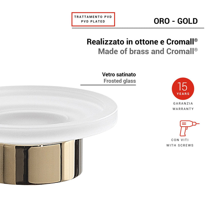 GEDY PI118700000 PIRENEI Jabonera Oro