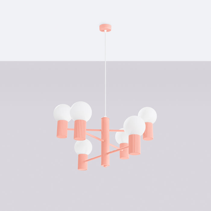 SOLLUX SL.1838 HALO Araña 6 Melocotón