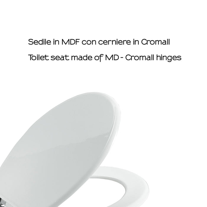 GEDY 40290200200 ACQUAMARINA Tapa WC Blanco