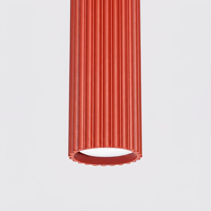 SOLLUX SL.2335 Lámpara colgante KARBON 1 rojo