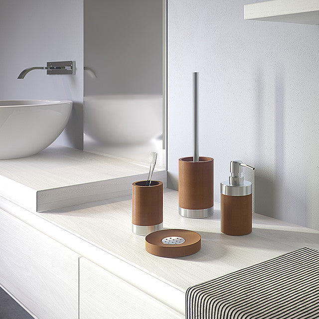 GEDY ER983000300 ERICA Portacepillos Nogal