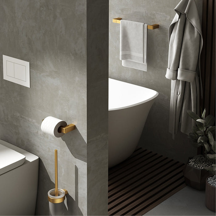 GEDY PI213588000 PIRENEI Matte Gold Towel Rack
