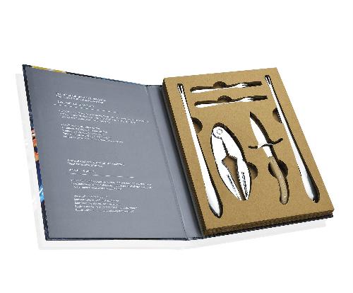 ANDREA HOUSE CC67011 Set 10Pcs Marisco Inox 21X28X2,5Cm