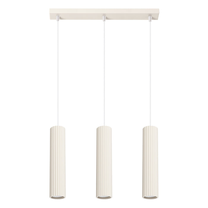 SOLLUX SL.1594 KARBON Lámpara Colgante 3l Beige