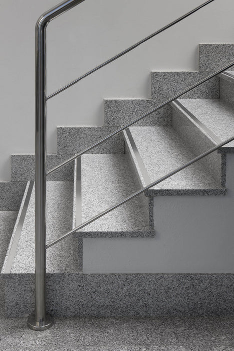 EMAC NOVOPLETINA Perfil Con Adhesivo Inox Cepillado