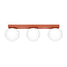 SOLLUX SL.2246 Plafón Yoli 3 Ocre Rojo