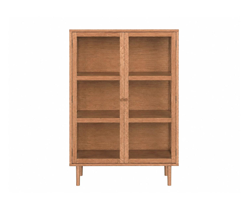 ANDREA HOUSE MU76135 Vitrina Madera Roble 90X40X126Cm