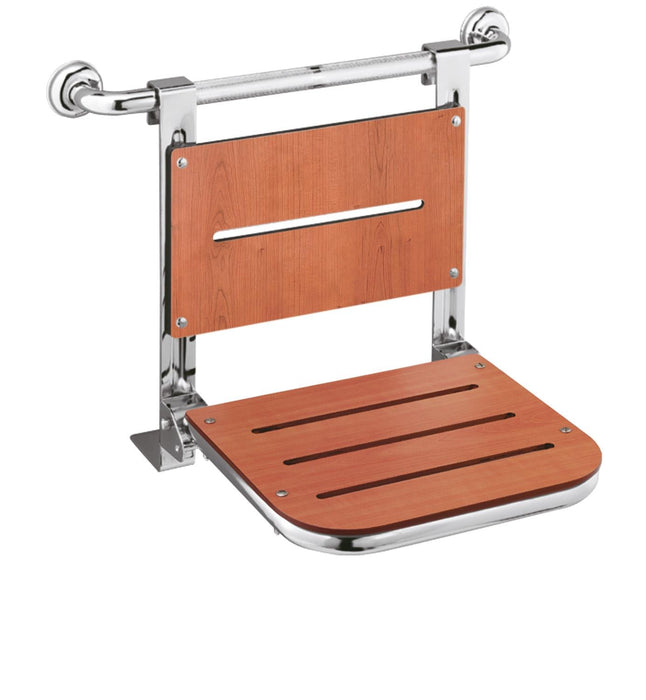 BELTRAN 2622 HANDLES Folding Seat Grab Bar Handle Included Cherry