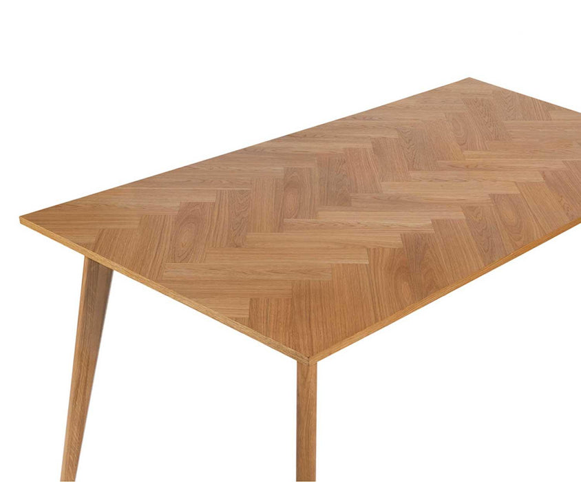 ANDREA HOUSE MU73207 Mesa Comedor Madera Roble 150x90x75 cm