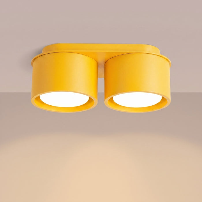 SOLLUX SL.2475 Plafón MODO 2 amarillo Gx53