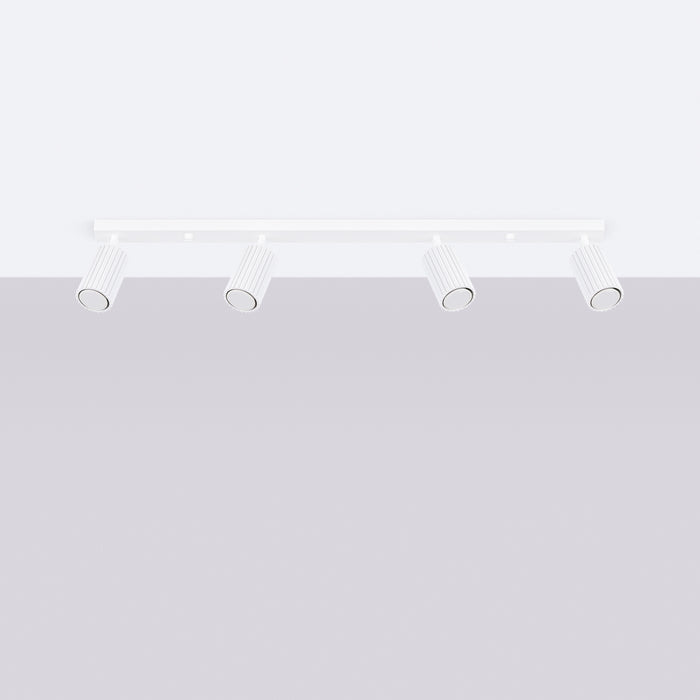 SOLLUX SL.1546 KARBON Lámpara De Techo 4l Blanca