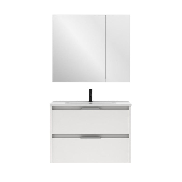 AMIZUVA C0073833 SUKI Complete Set 2 Drawers 80 White Gloss