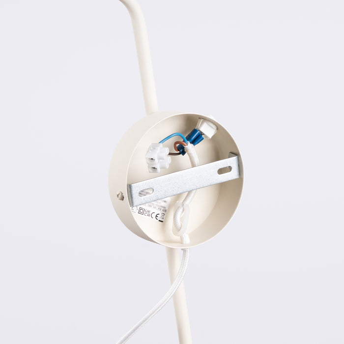 SOLLUX SL.2494 Aplique de pared NOX 1 beige con interruptor