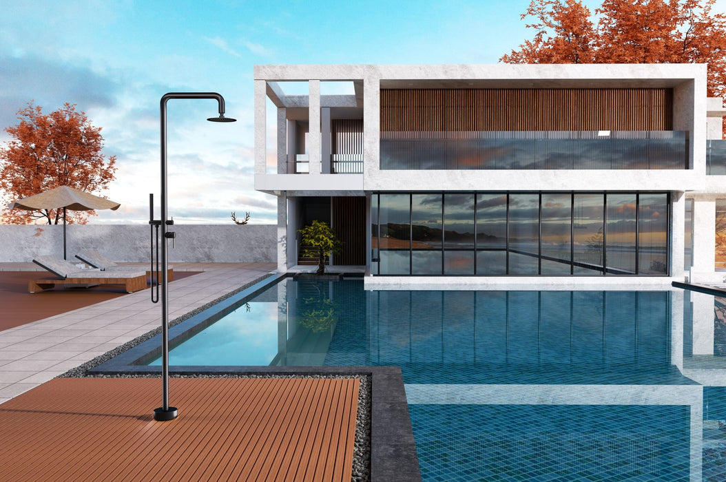 POOLIMEX GPF008/ANG FLORIDA Grifería De Piscina Acero S.316 Negro Mate