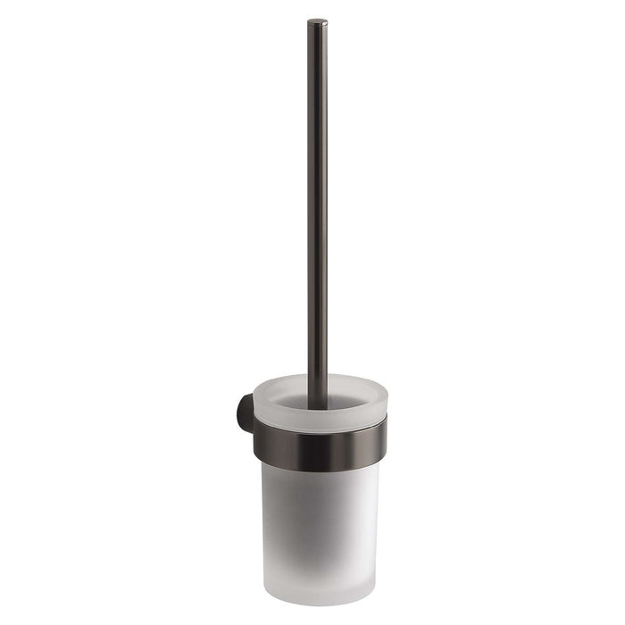 GEDY PI338100003 Wall Toilet Brush Holder Gun Metal
