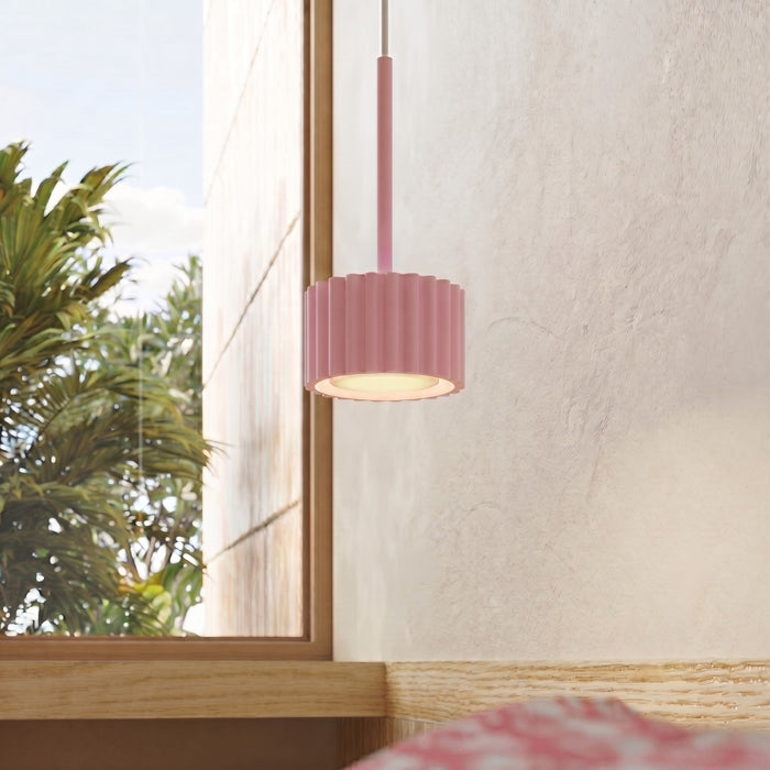 SOLLUX SL.2686 Lámpara colgante AURA 1 rosa Gx53