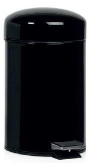 ANDREA HOUSE BA13016 Papelera Metal 3 Litros Negro