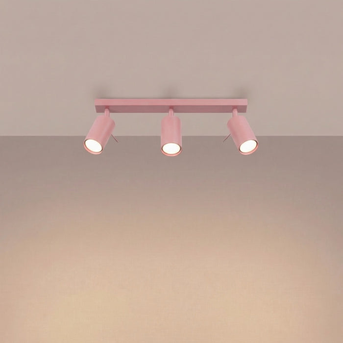 SOLLUX SL.2173 Plafón RING 3L rosa