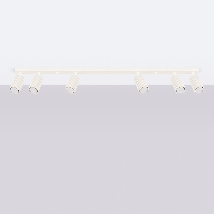 SOLLUX SL.1604 KARBON Lámpara De Techo 6l Beige