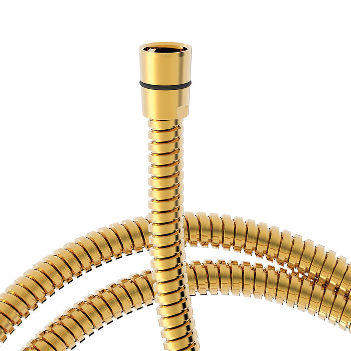 TRES 9134830054 COMPLEMENTOS DE DUCHA Flexo Metálico Color Oro 24K