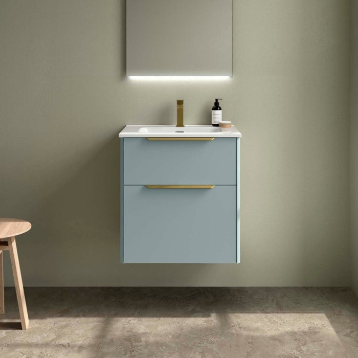 SALGAR LUVA Mueble+Lavabo Aqua Tirador Oro