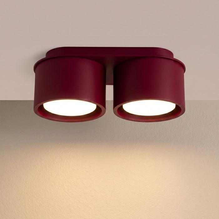 SOLLUX SL.2455 Plafón MODO 2 burdeos Gx53