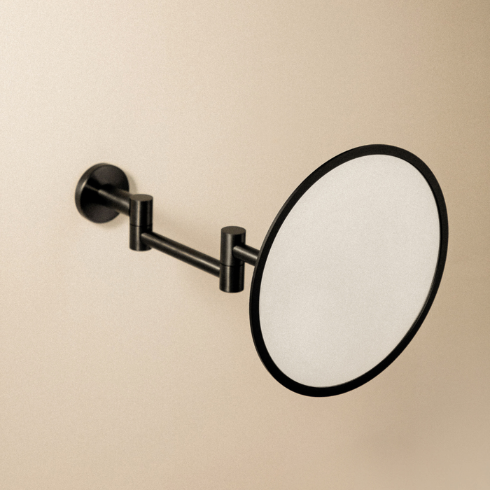 COSMIC ARCHITECT SP Espejo Aumento x5 De Pared Negro Cepillado PVD