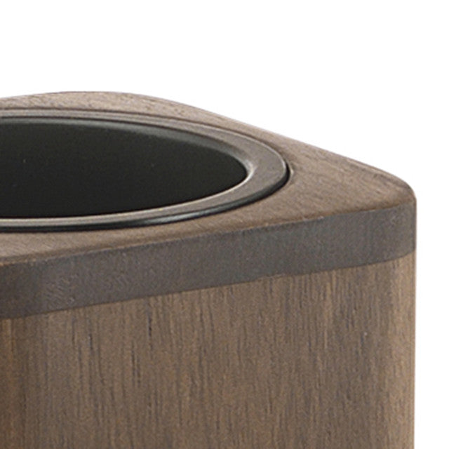 GEDY 39983000000 DAFNE Portacepillos Nogal