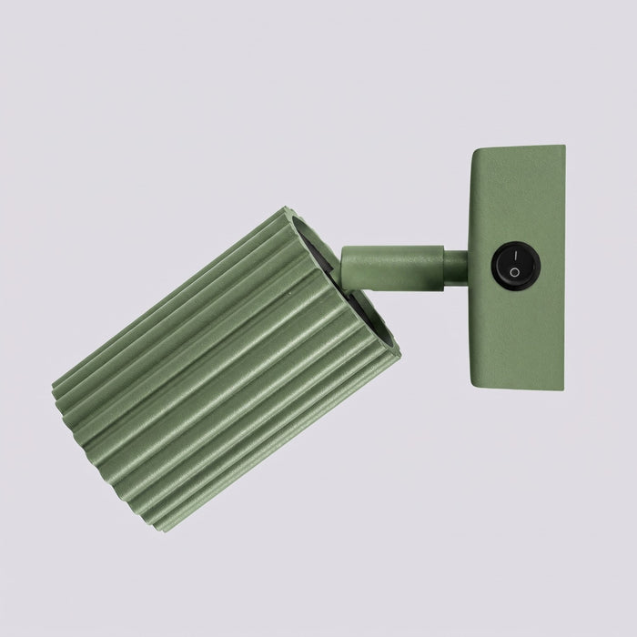 SOLLUX SL.2349 Aplique de pared KARBON salvia con interruptor